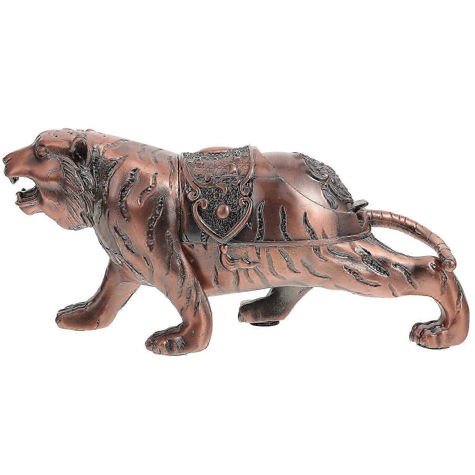 1pc Tiger Shaped Astray Home Use Lidded Ashtray Creative Ashtray Container