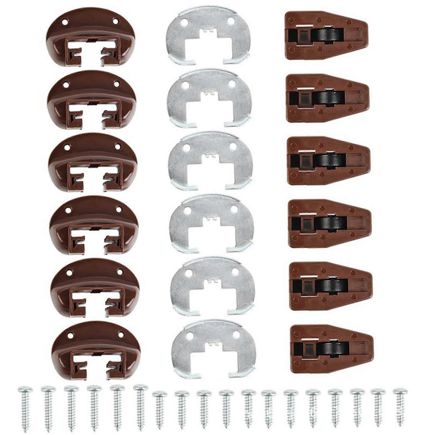Drawer Guide Chest of Drawers Slides 6 Sets Plastic Underwater Drain Bleach Stopper
