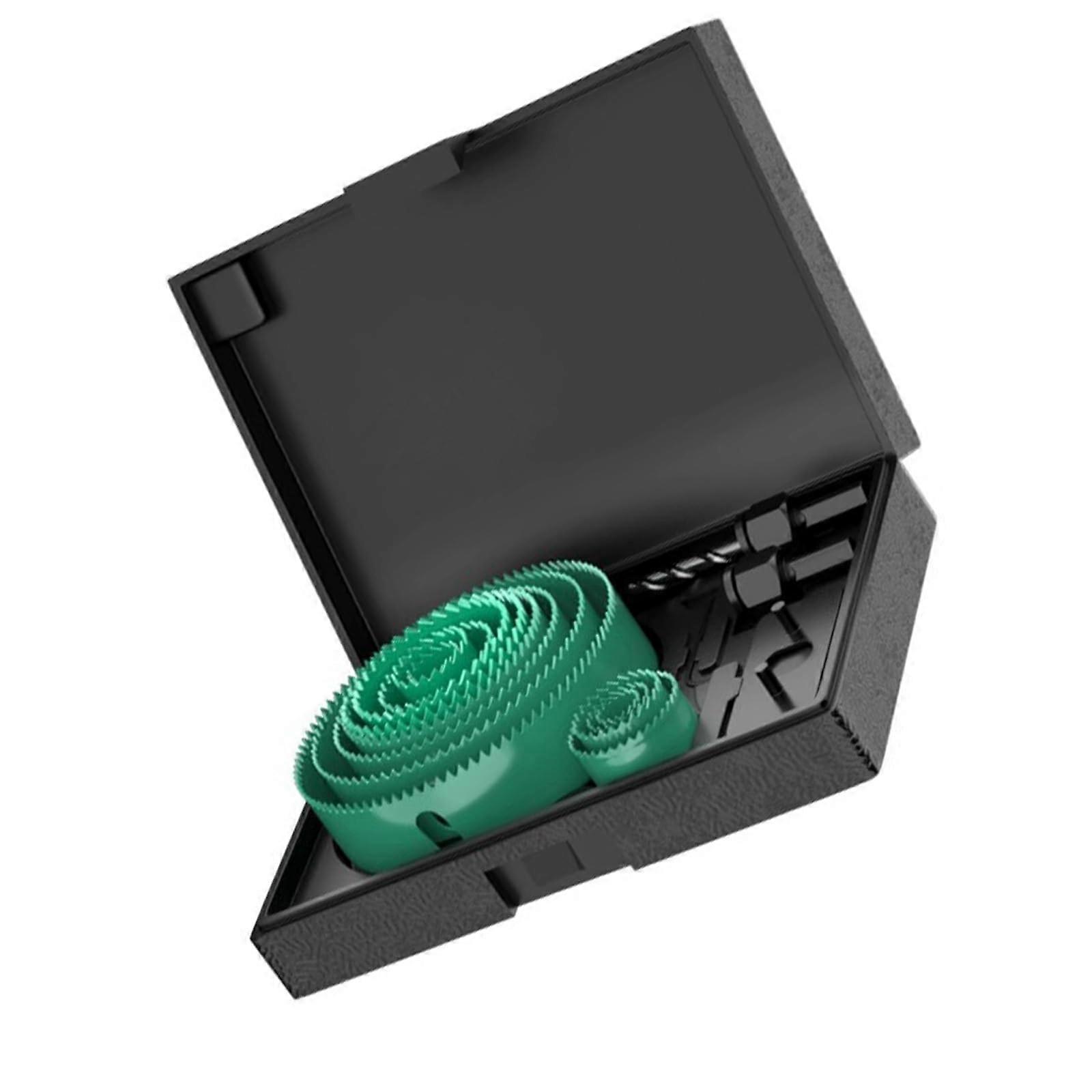 Hole Saw Bit Set 5/8/13-Piece For Gypsum Board Ceiling, 19-64/64-127/19-127 Millimeters Core Drill Bits