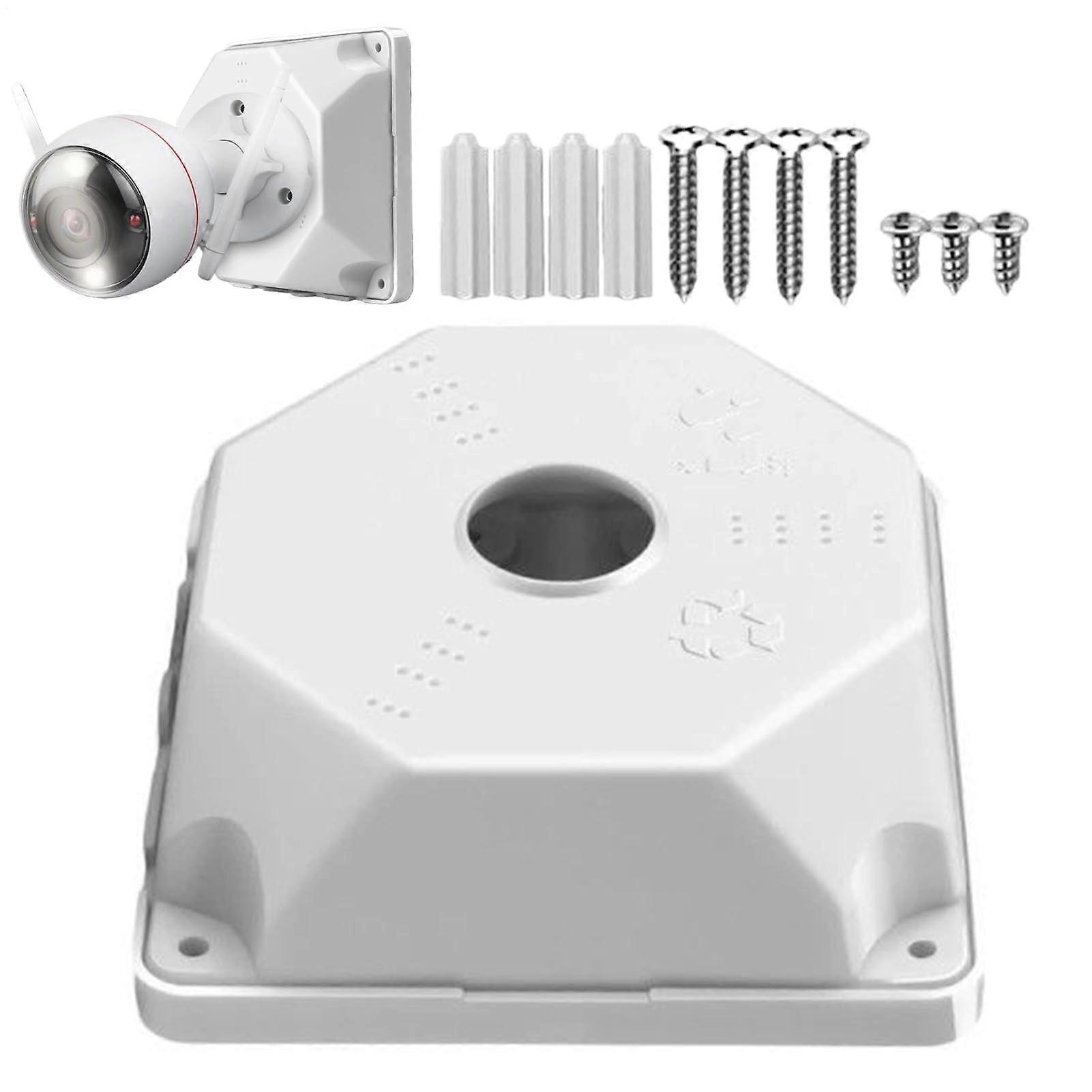 Ceiling junction box  Mounting bracket for camera  Cable management protection