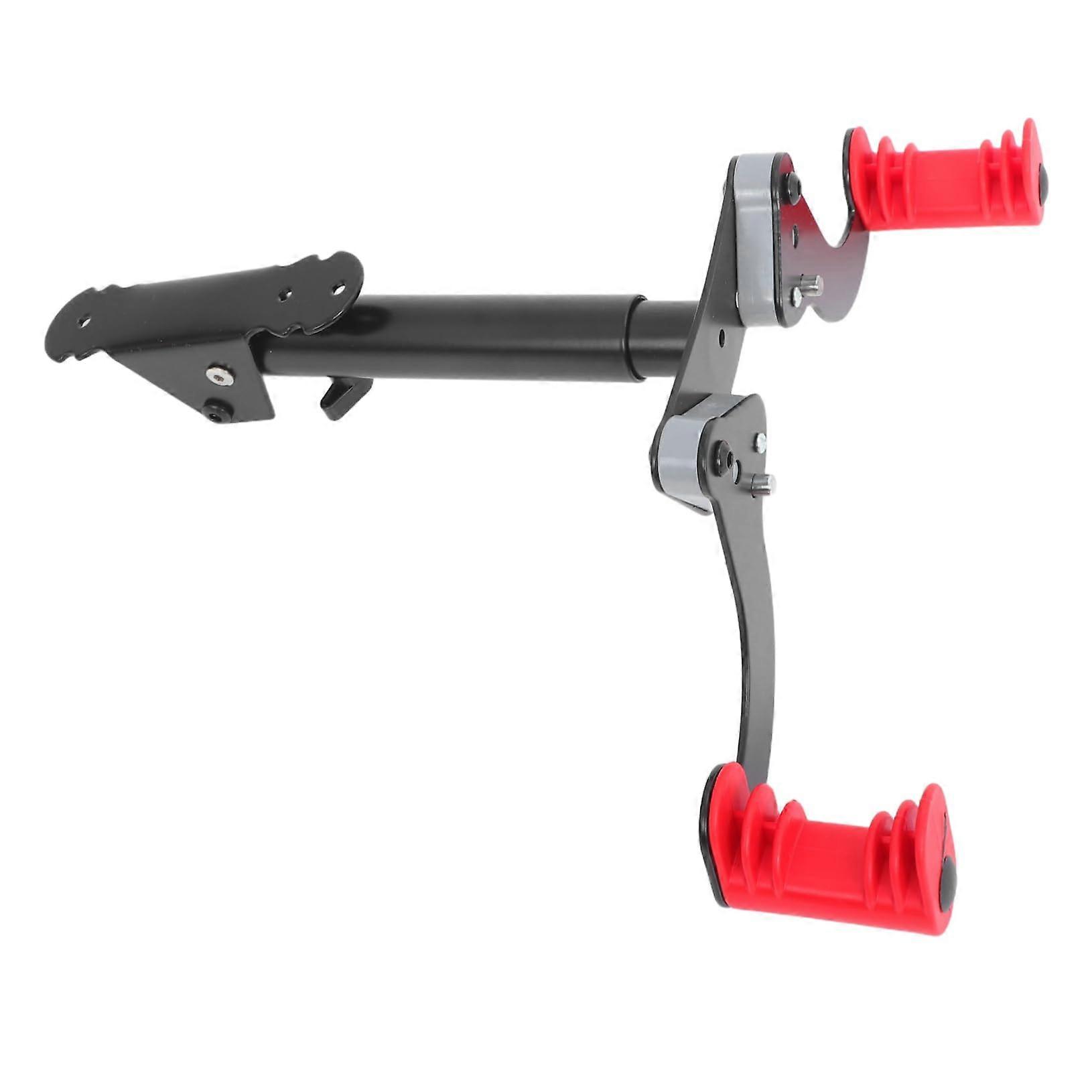 Adjustable Heavy-Duty Bike Wall Mount Storage Rack for Vertical Space-Saving, Compatible with Mountain and Road Bikes