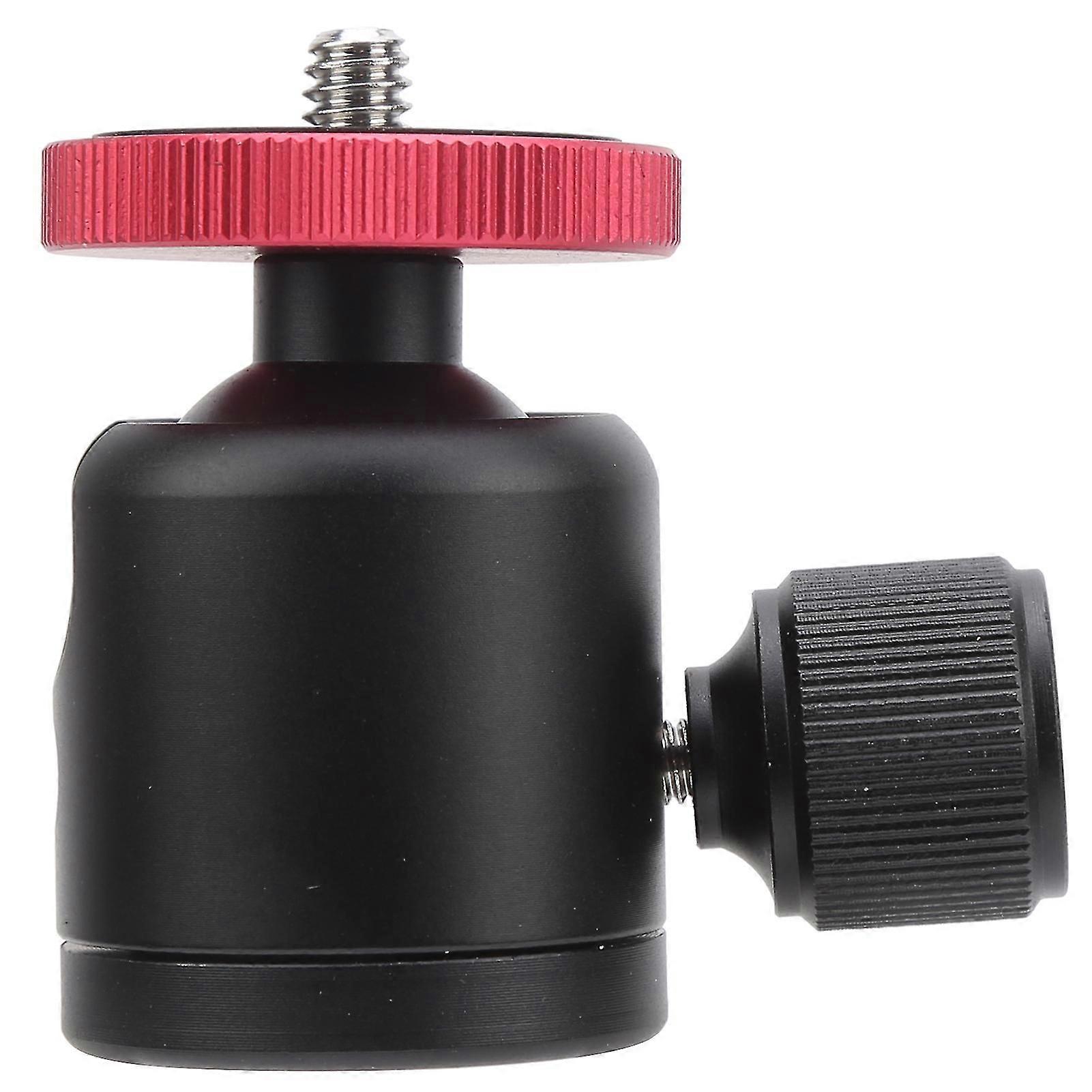 Aluminum Alloy Rotatable Small Ball Head with 1/4in Screw for Camera/Tripod/Selfie Stick