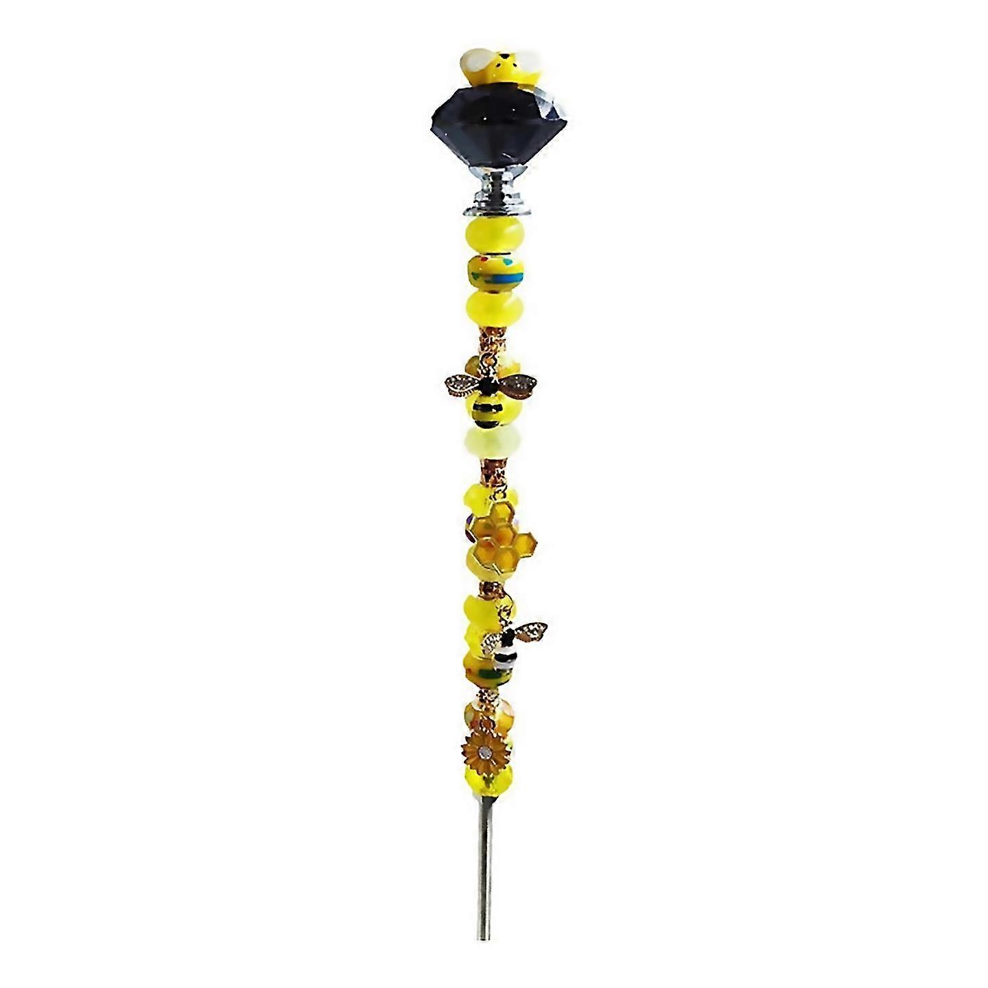 For bee light catcher garden decorative stakes