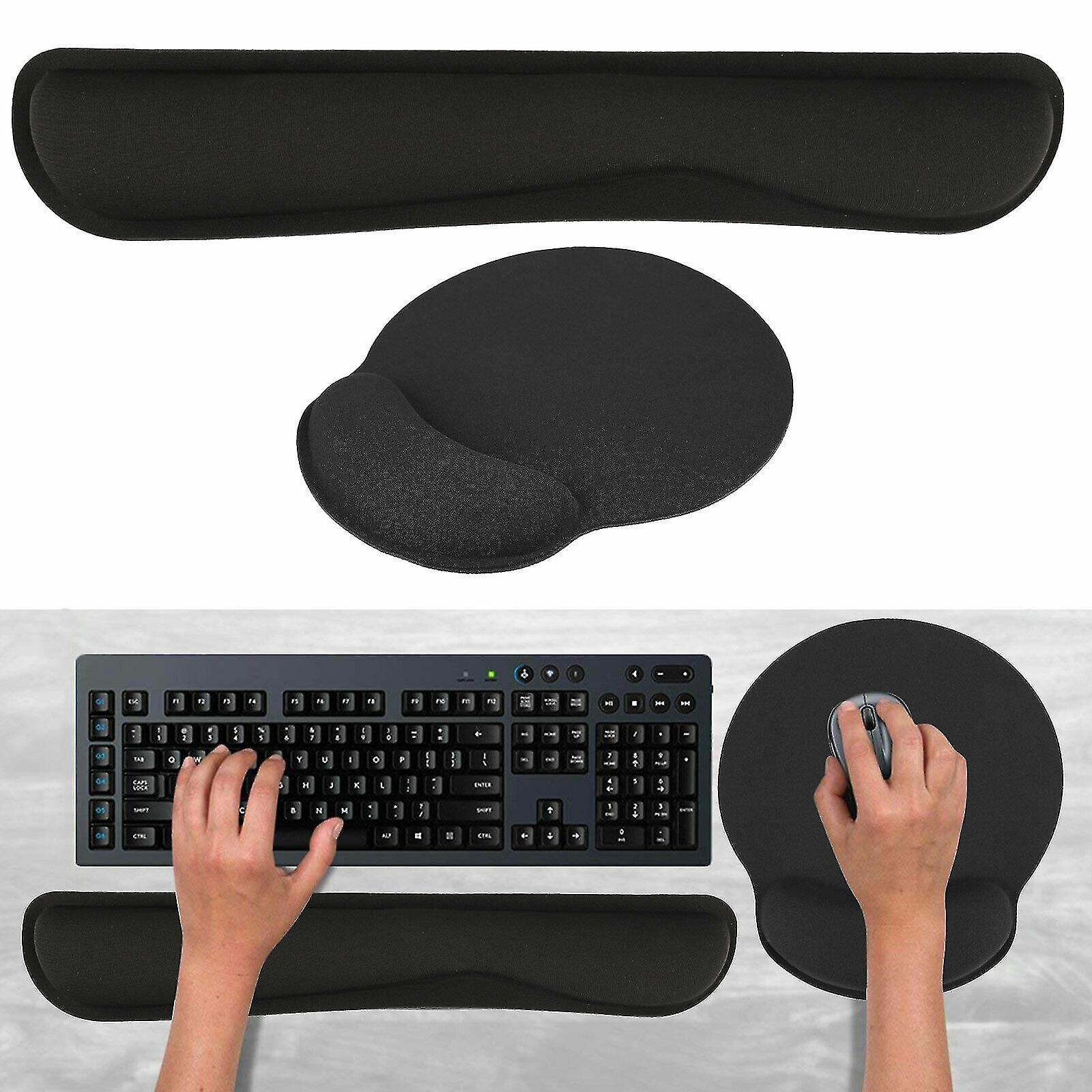 Memory Foam Keyboard Wrist Rest Pad Mouse Wrist Pad Support @bugu