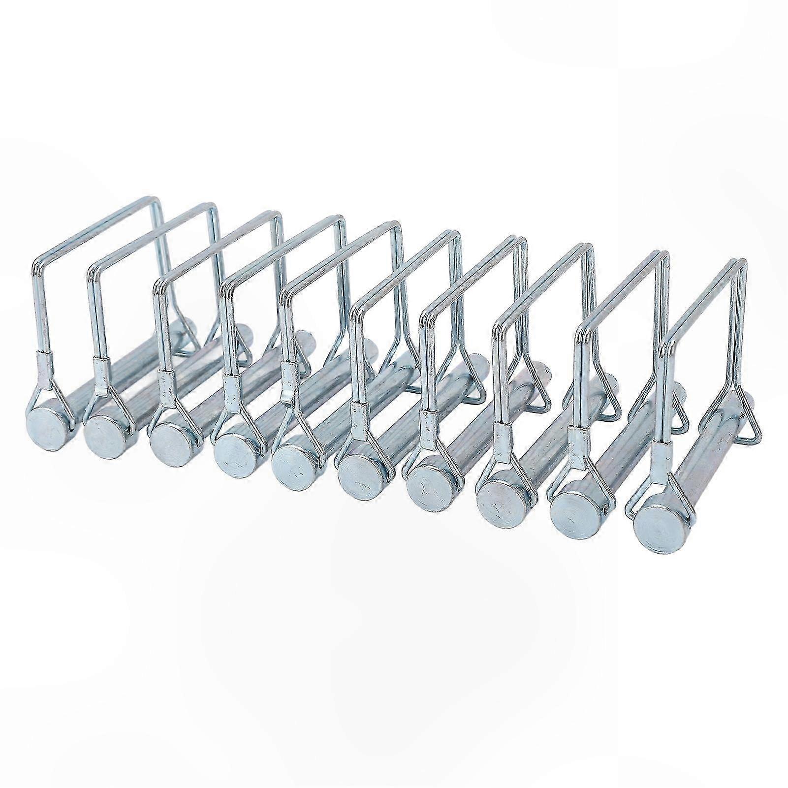 5/16 Inch Hitch Pin Set - 10 Pack Rust-Resistant Coupler Pins for Trailers and Power Output Shafts