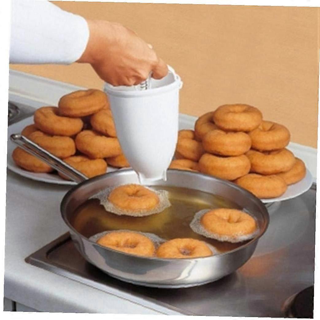 Plastic Doughnut Maker Set, Non-Stick Pastry Baking Tool, Kitchen Accessories for Home Bakers, Easy to Use and Clean