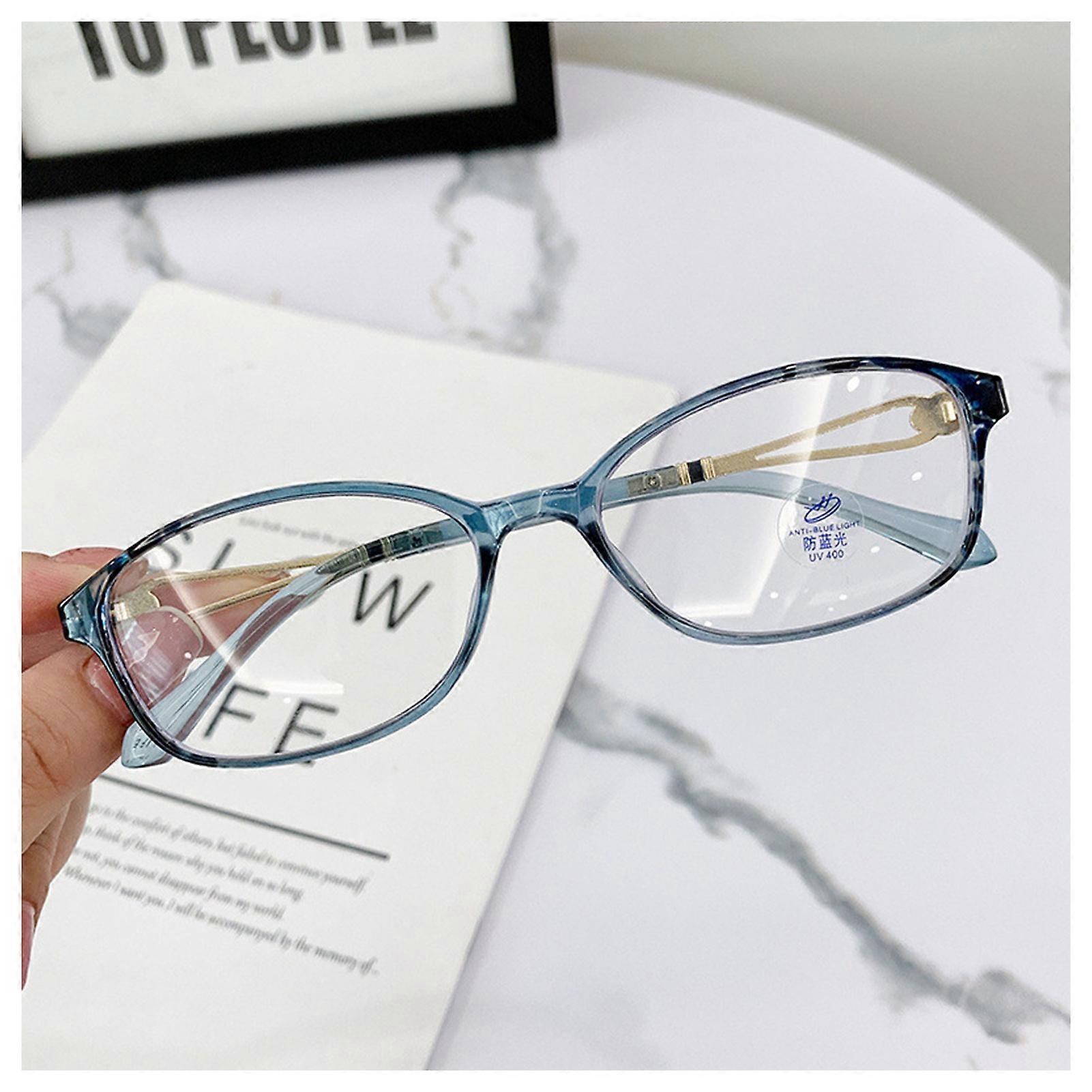 Reading Glasses Blue Light Blocking Standard Fit Metal Spring Hinge Presbyopia