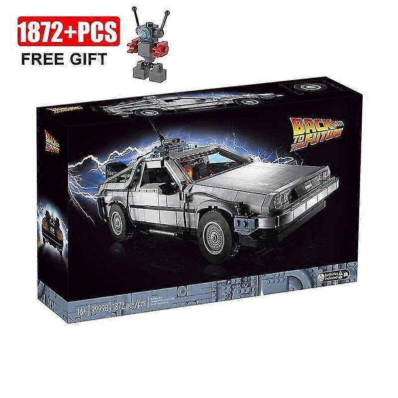 Νέο Delorean DMC-12 Επιστροφή στο μέλλον Μηχανή του χρόνου Συμβατό 10300 Concept Αυτοκίνητα Δομικά Στοιχεία Toy Bricks Χριστουγεννιάτικα δώρα αγοριών