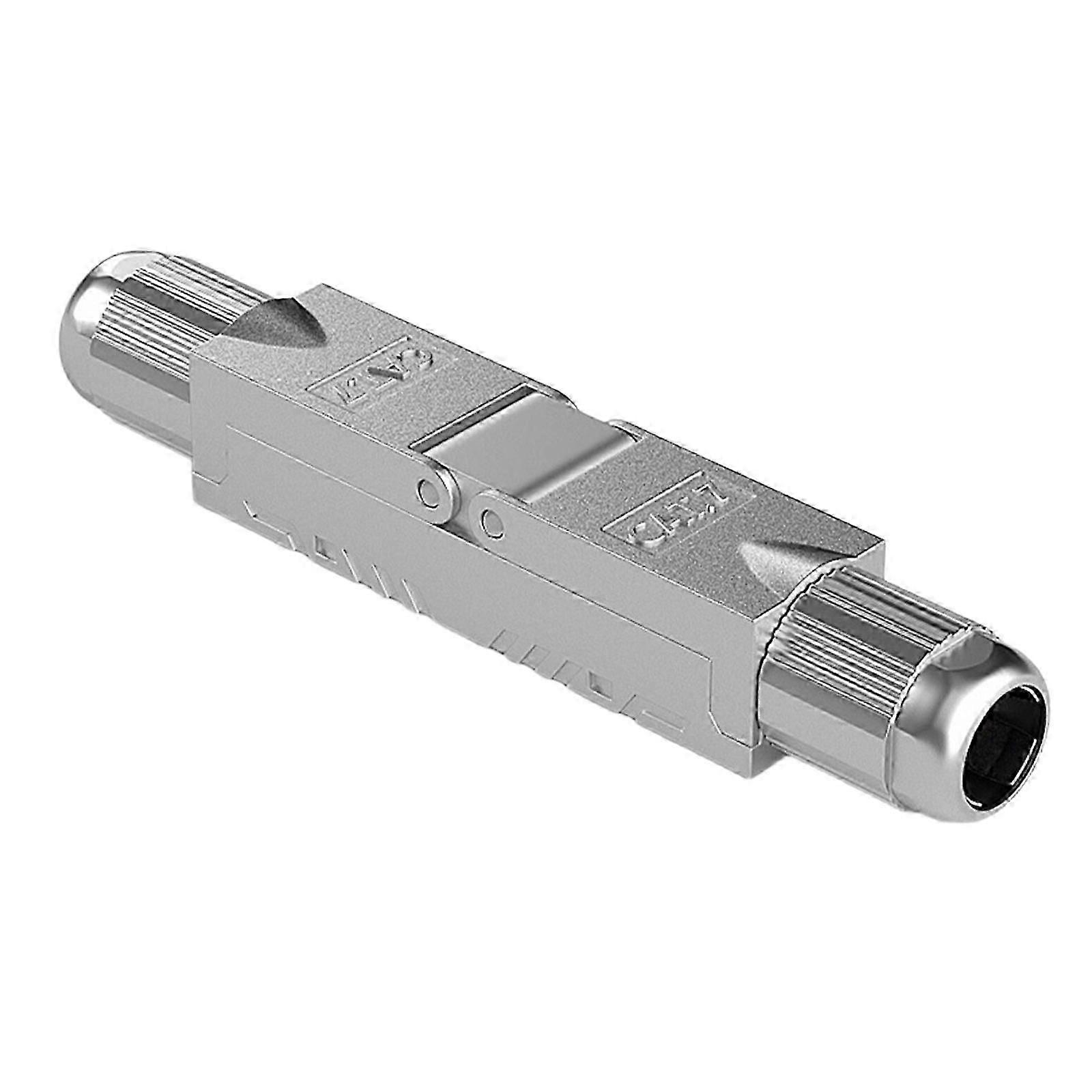 Tool Less RJ45 Coupler Ethernet Cable Extender Adapter for Cat7/Cat6A Networking