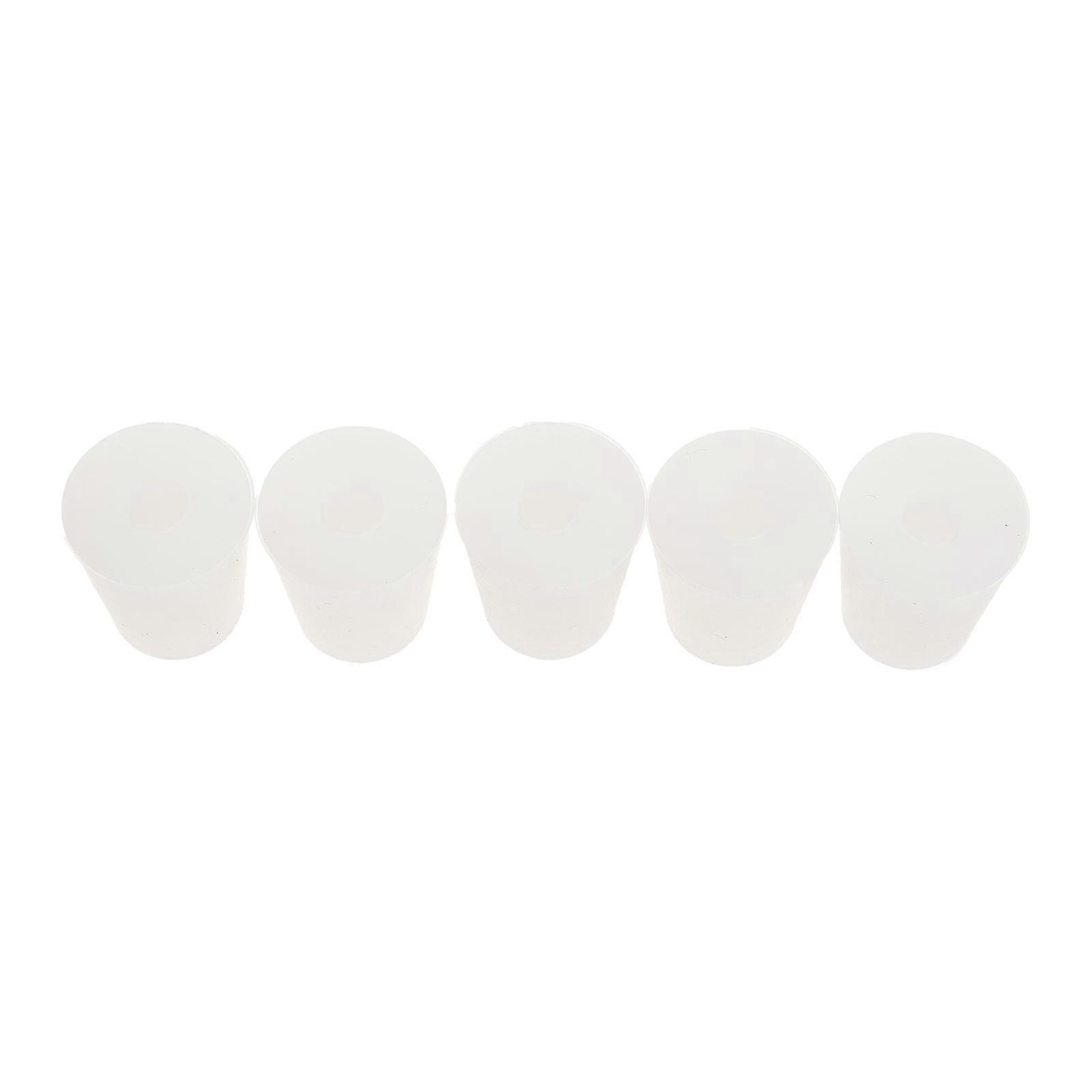 Silicone Plug Test Tube for Laboratory and Home Material Prevent Odor 5Pcs