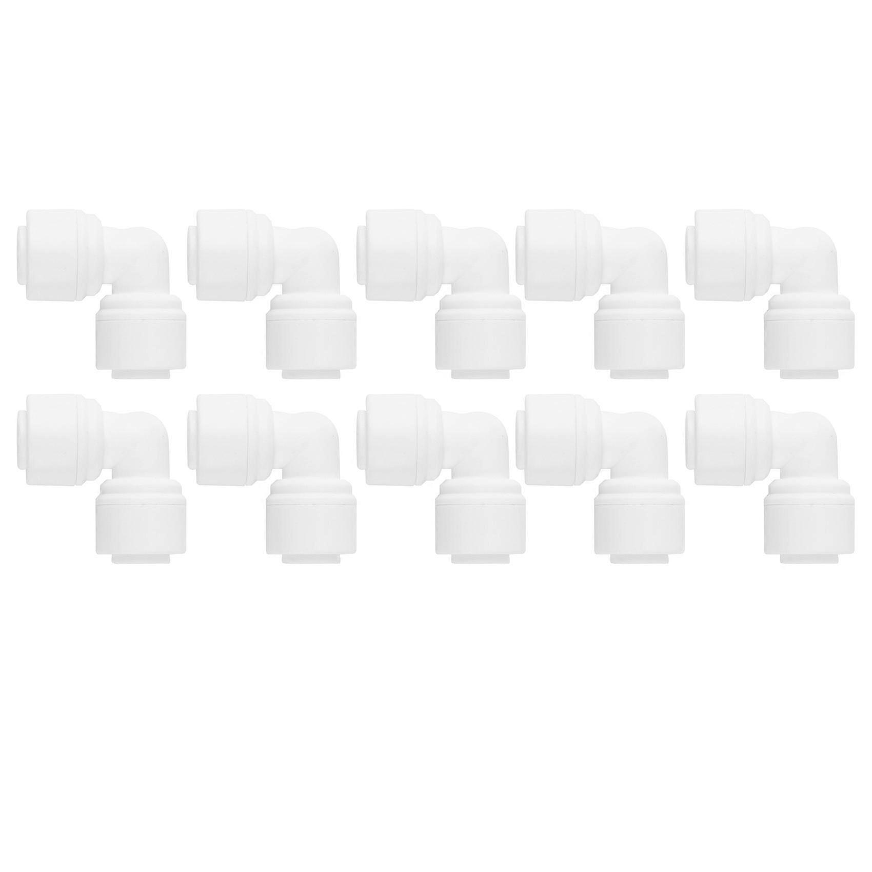 1/4 Reverse Osmosis Elbow Fitting 90 Degree 1/4 Water Fitting 1/4 Push Connect Fitting for RO/DI Filtration/Aquarium