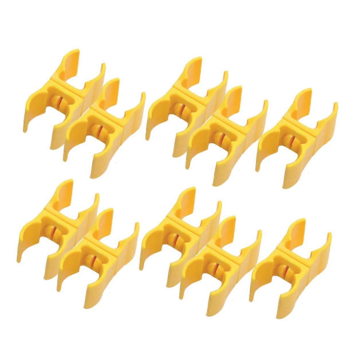 10pcs Adjustable Football Training Sign Rods with Buckles for Soccer and Basketball Agility and Skill Development