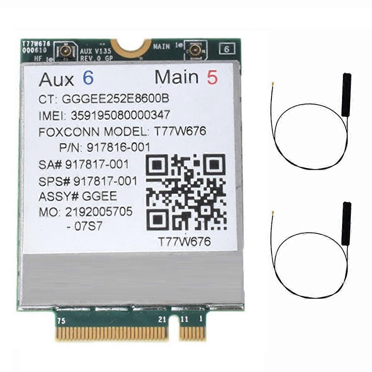 T77W676 4G Module LT4220 WWAN Card for Elite X21013 G3+2XAntenna