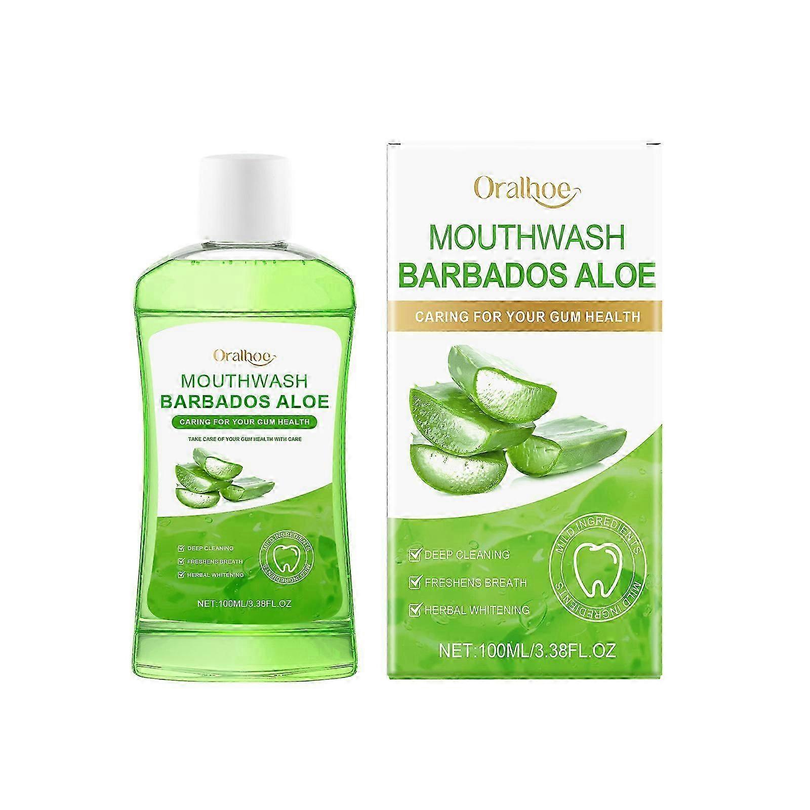Aloe Fresh Płyn do płukania jamy ustnej do łagodnego czyszczenia zębów i odświeżającego oddechu z naturalnym aloesem