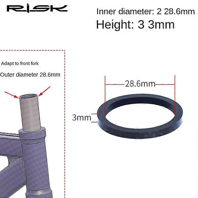 Road bike stem spacers, multiple specifications, shock absorption to extend component life