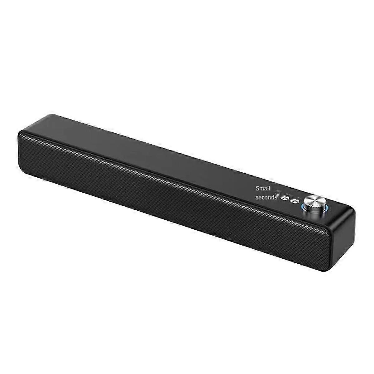 Bluetooth Subwoofer Soundbar TV Audio Music Wireless Speaker Black