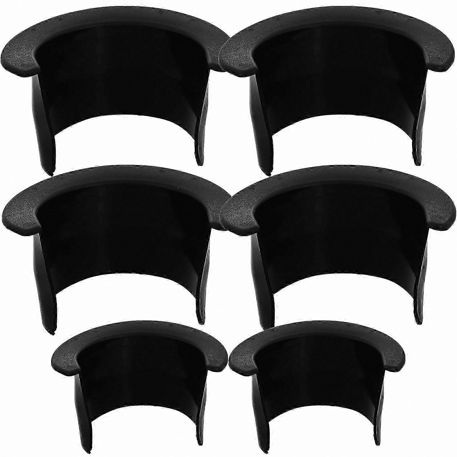 6-Pack Billiard Table Pockets Replacement Liners for Pool Tables