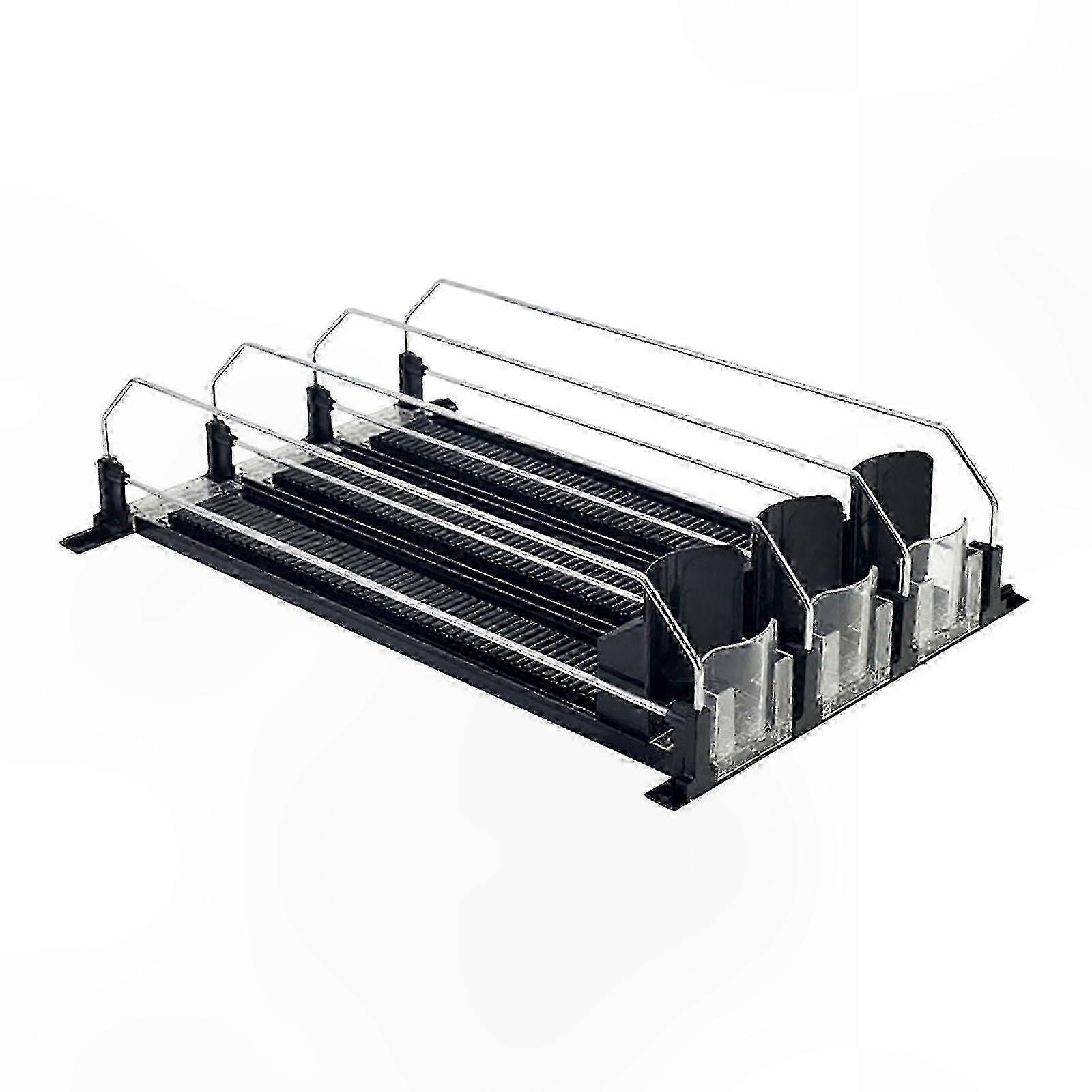 Organisateur de boissons à ressort pour réfrigérateur Solution de stockage de porte-boissons pour usage domestique et commercial