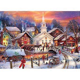 300/500/1000 Peça Natal Jigsaw Puzzle - A esperança corre fundo