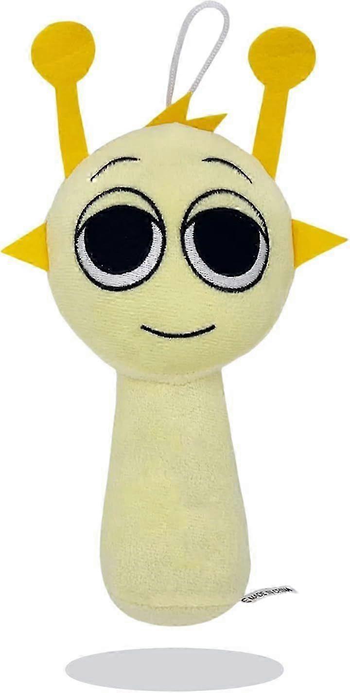 Horror Game Plushies - Realistic Stuffed Animal Figure Pillows, Soft and Cute Plush Toy for Game Fans and Collectors (Pale Yellow Tentacles)（yellow）