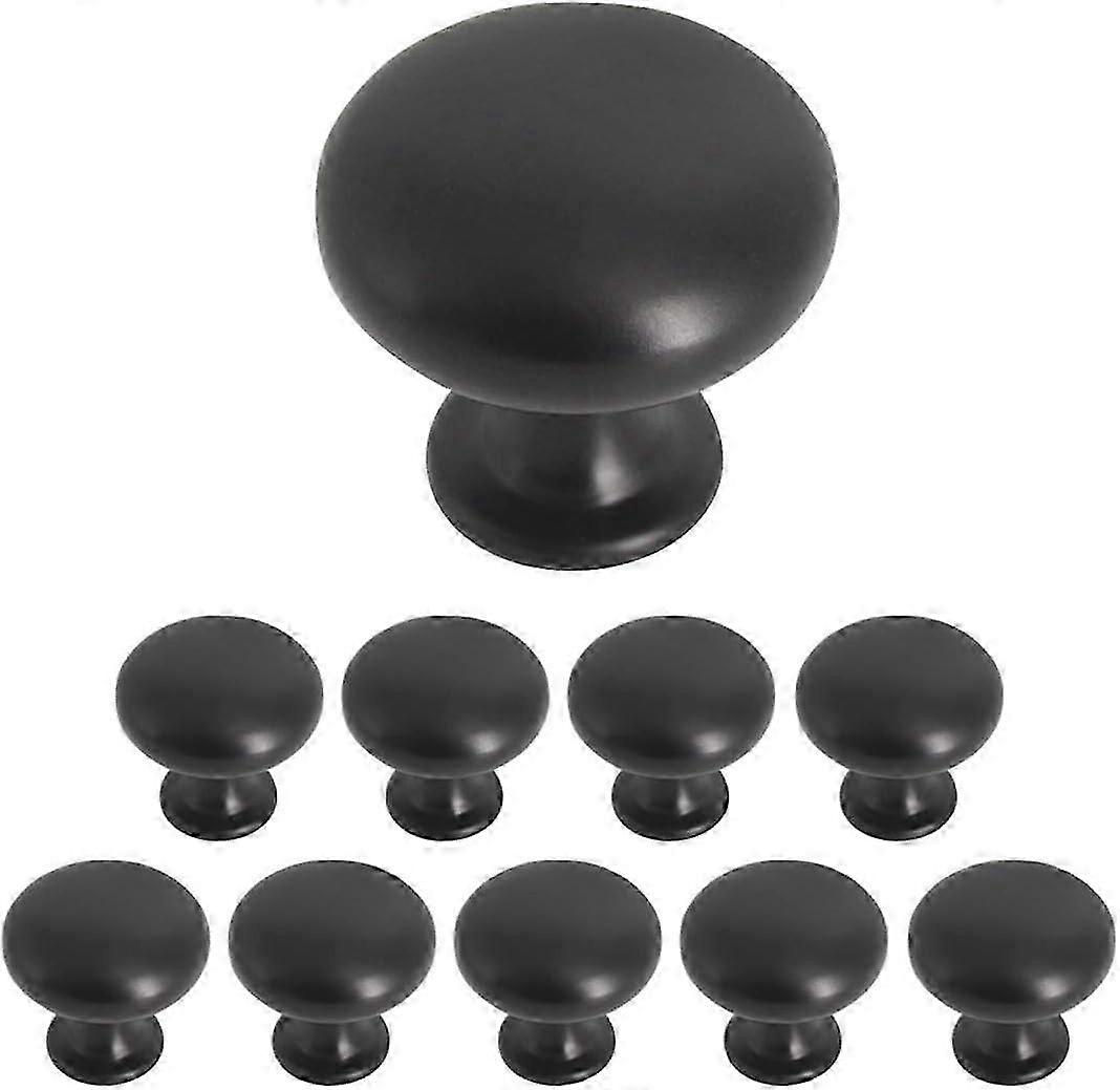 10-Piece Solid Cabinet Door Knob, Mushroom Wardrobe Pull