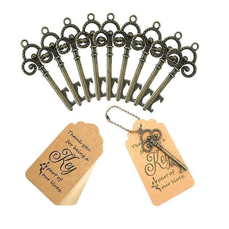 20-piece Key Corkscrew, Corkscrew With Escort Tag Card And Key Chain