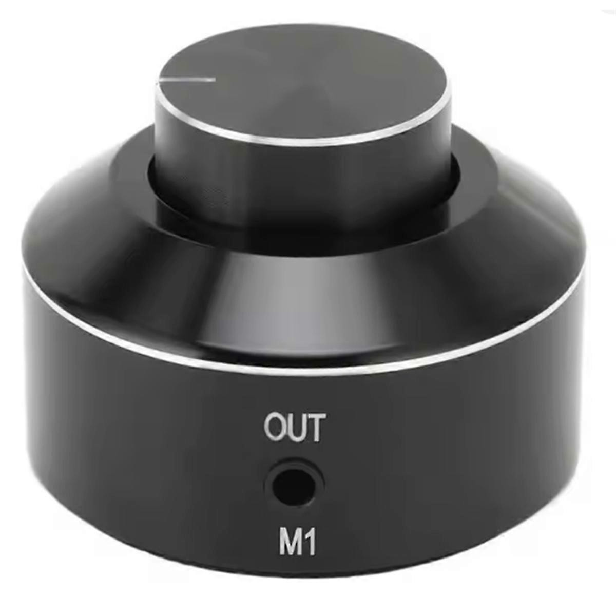 Active Volume Control Knob 3.5mm Volume Adjust Knob Plug and Play for Watching Videos Playing Games Weddings Conferences