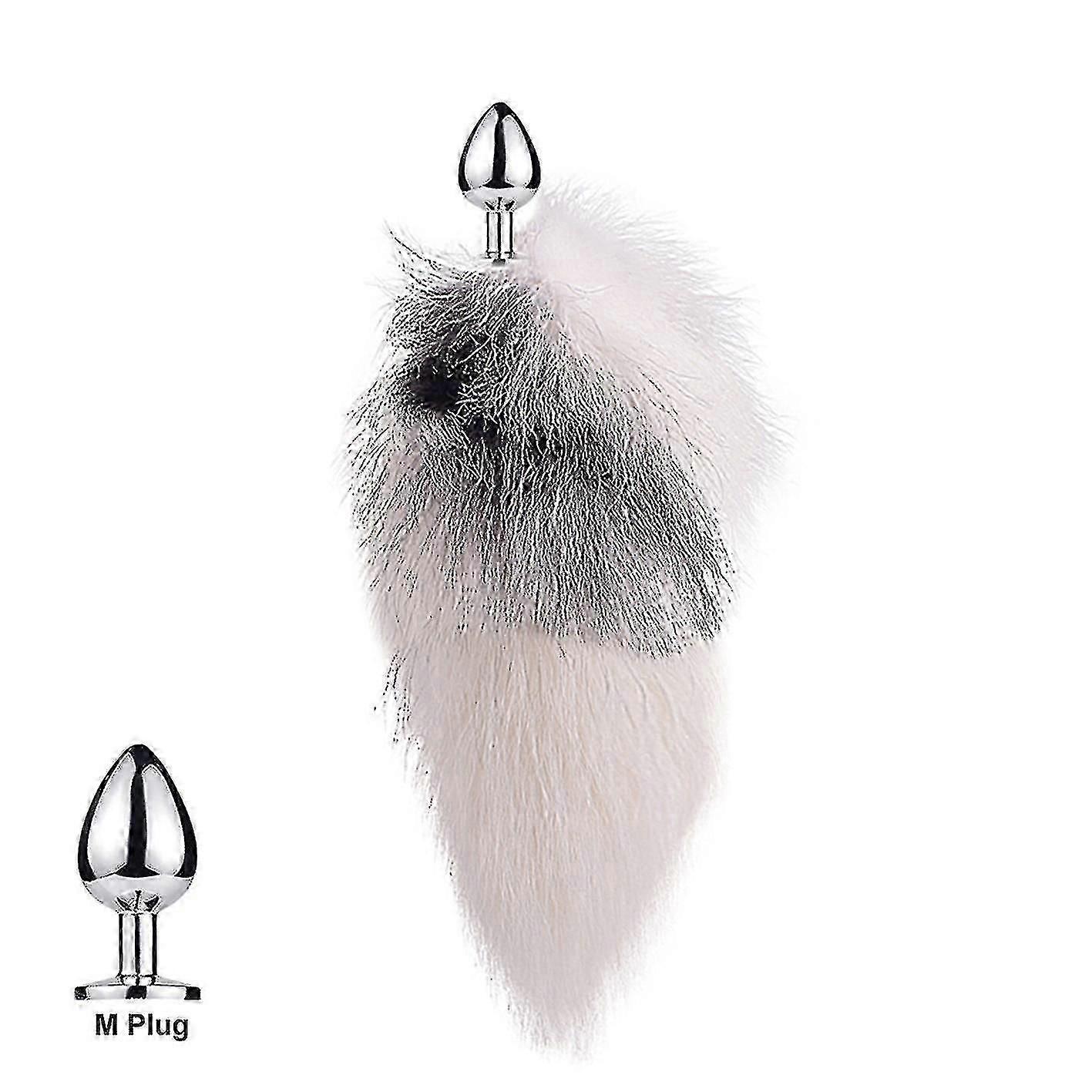 Fox Tail Plug aus kleinem Echthaar