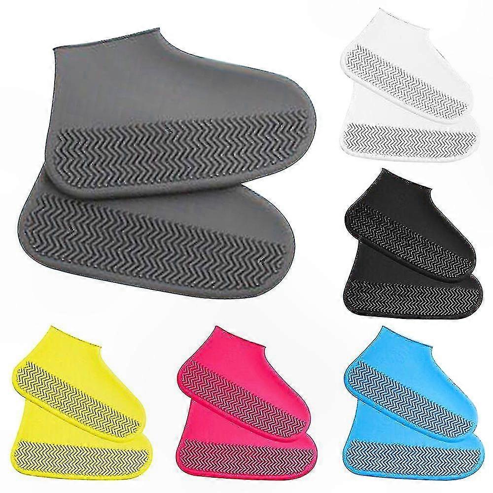 Reusable Waterproof Silicone Rain Boot Covers for Shoes