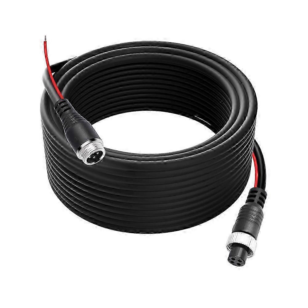 Car Camera Video Cable with Reverse Trigger Line for M12 Rear View Camera Extension