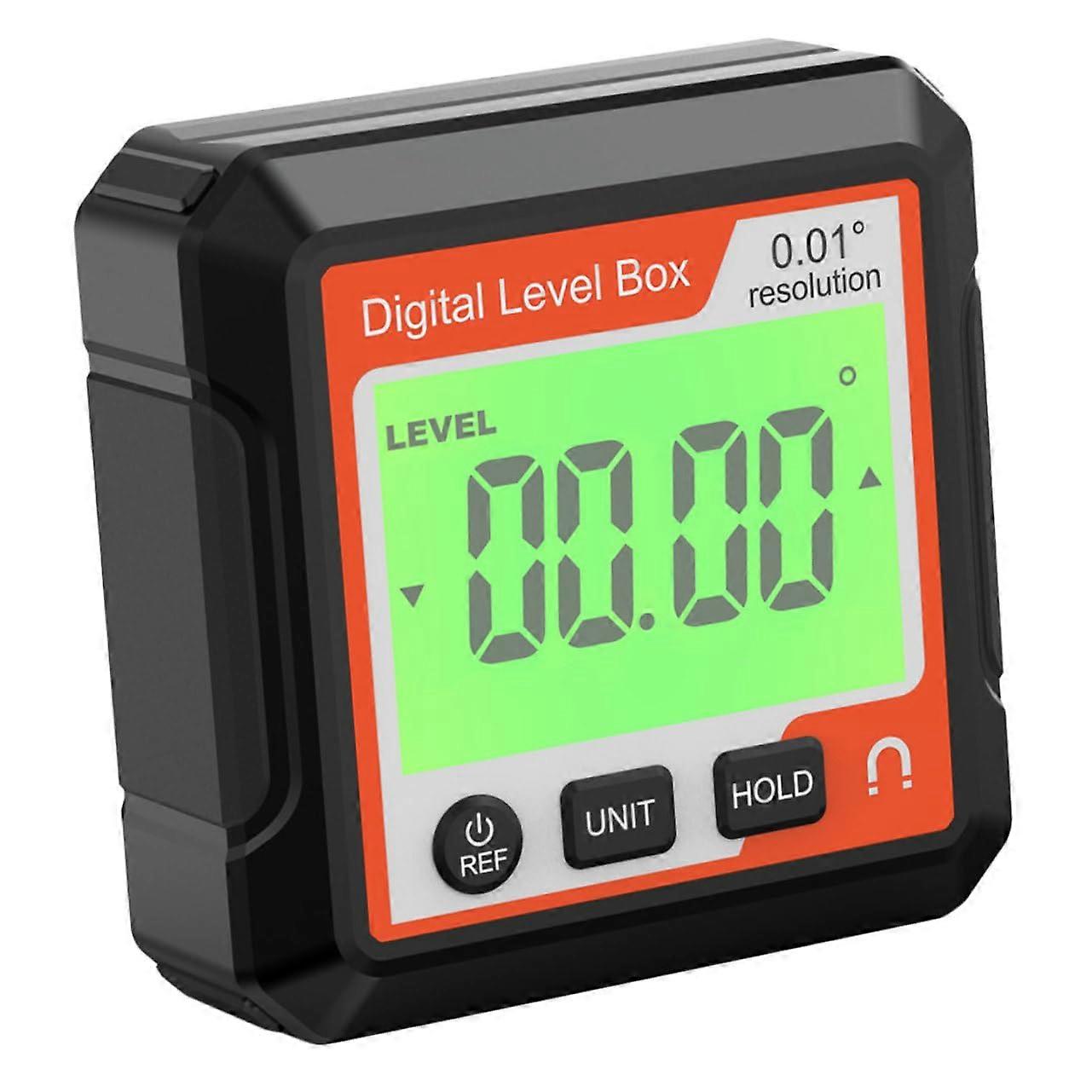 Digital Level Protractor Mini Inclinometer Angle Gauge For Precise Measurement Battery Operated