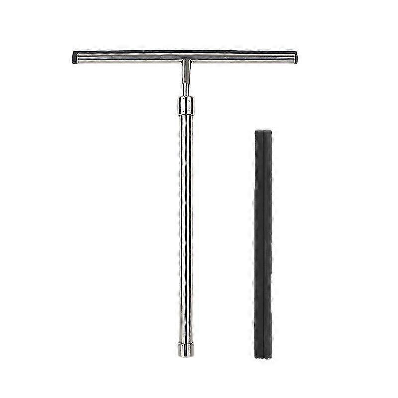 Optimized Telescopic Shower Squeegee with Silicone Blade for Home & Auto Use