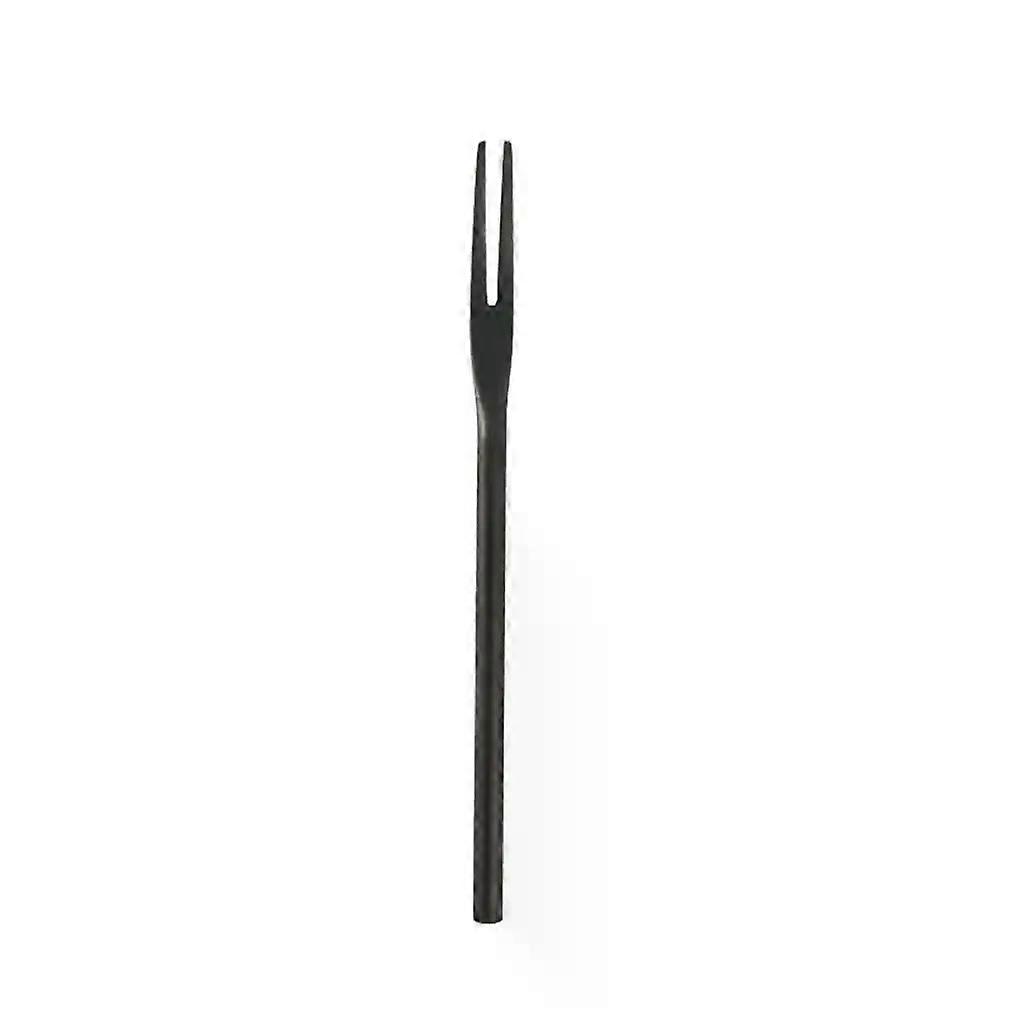 Thin Fashion Household Solid Long Handle Pickle Fork Kitchen Supplies Fruit Toothpick Tableware Utensil Fruit Fork