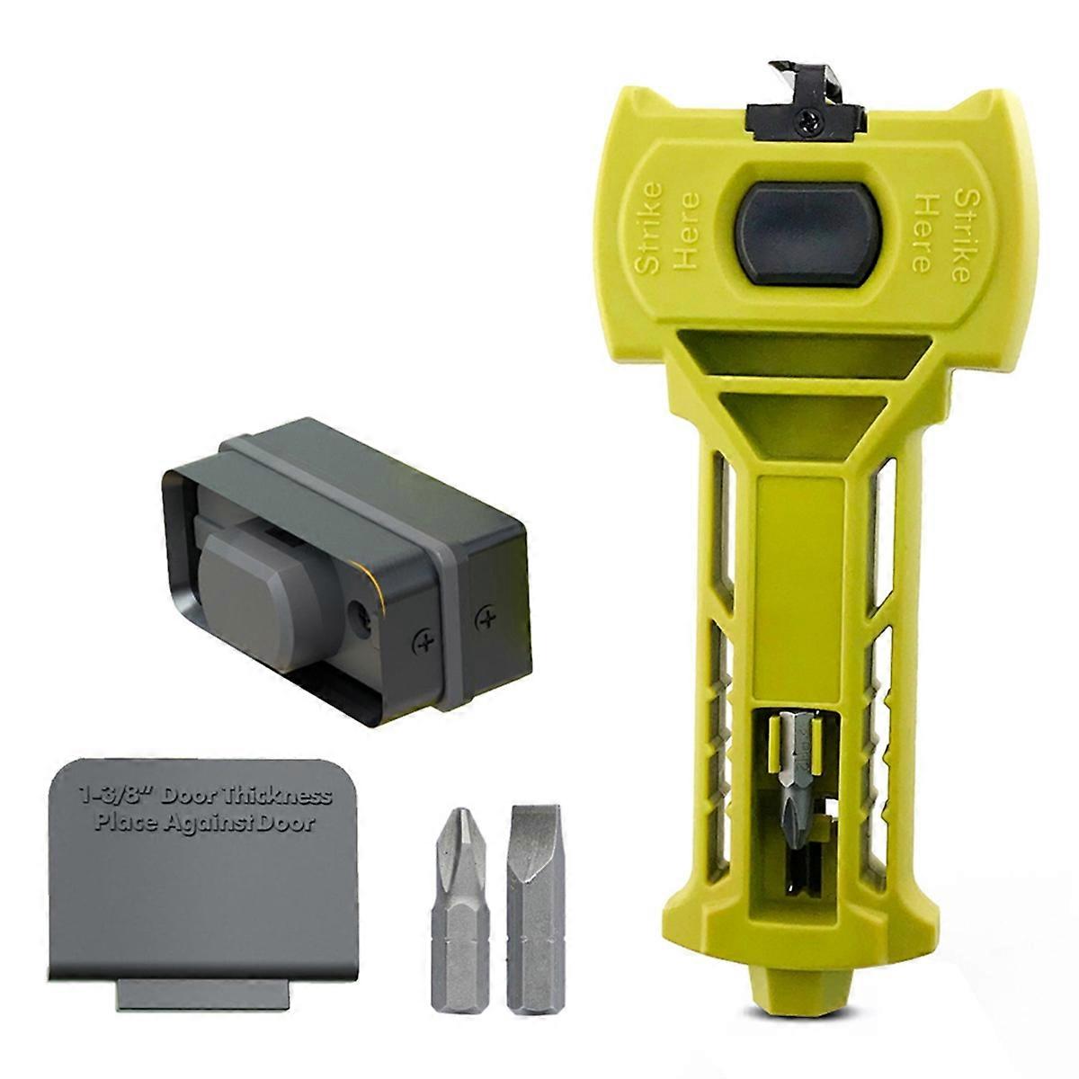 Door Latch Kit Latch Mortise Tool for Accurate Scoring Green