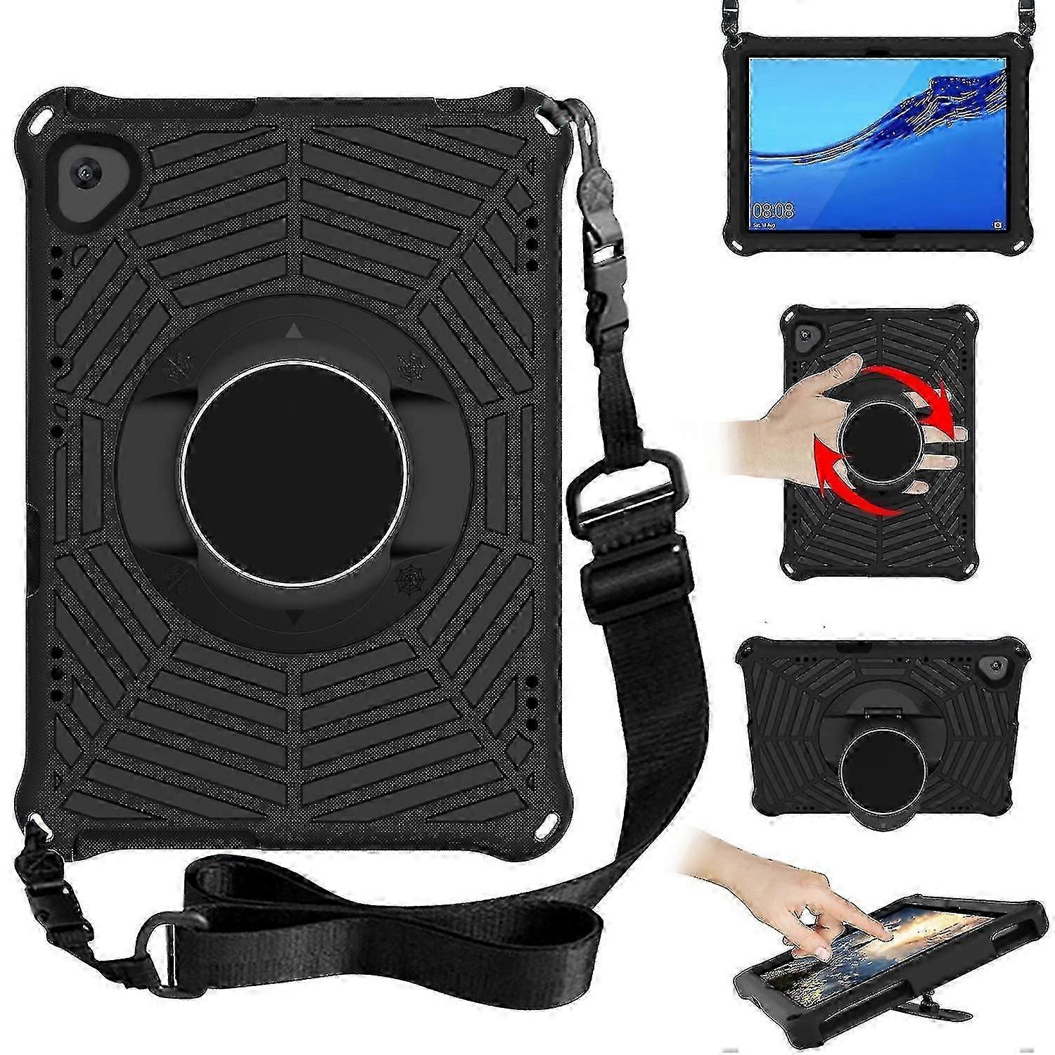 Capa à prova de choque para tablet Huawei Mediapad T5 com protetor de tela anti-riscos