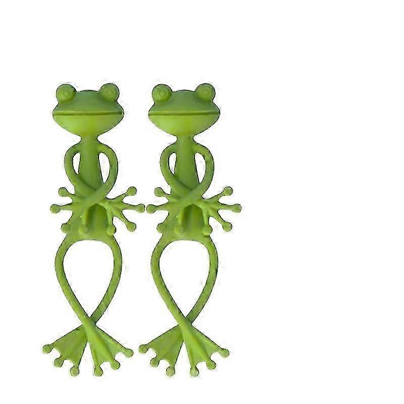 5PCS New Frog Plant Stand Realistic Frog Plant Stand Climbing Plant Fixing Stand