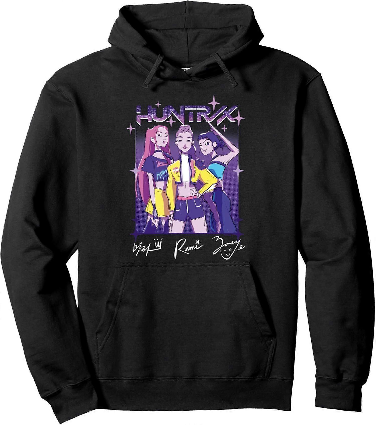 HUNTR/X KPop Demon Music Band Hunter Unissex Moletom com Capuz Estilo 0348