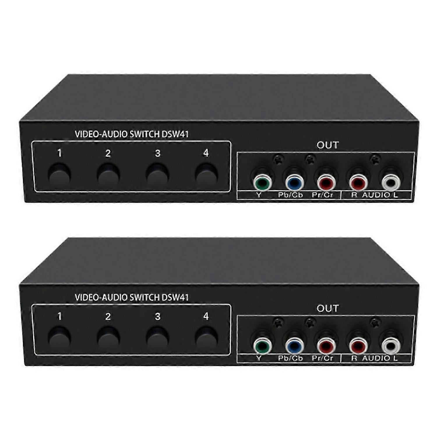 Comutator de semnal video component 4x1 YPbPr YCbCr