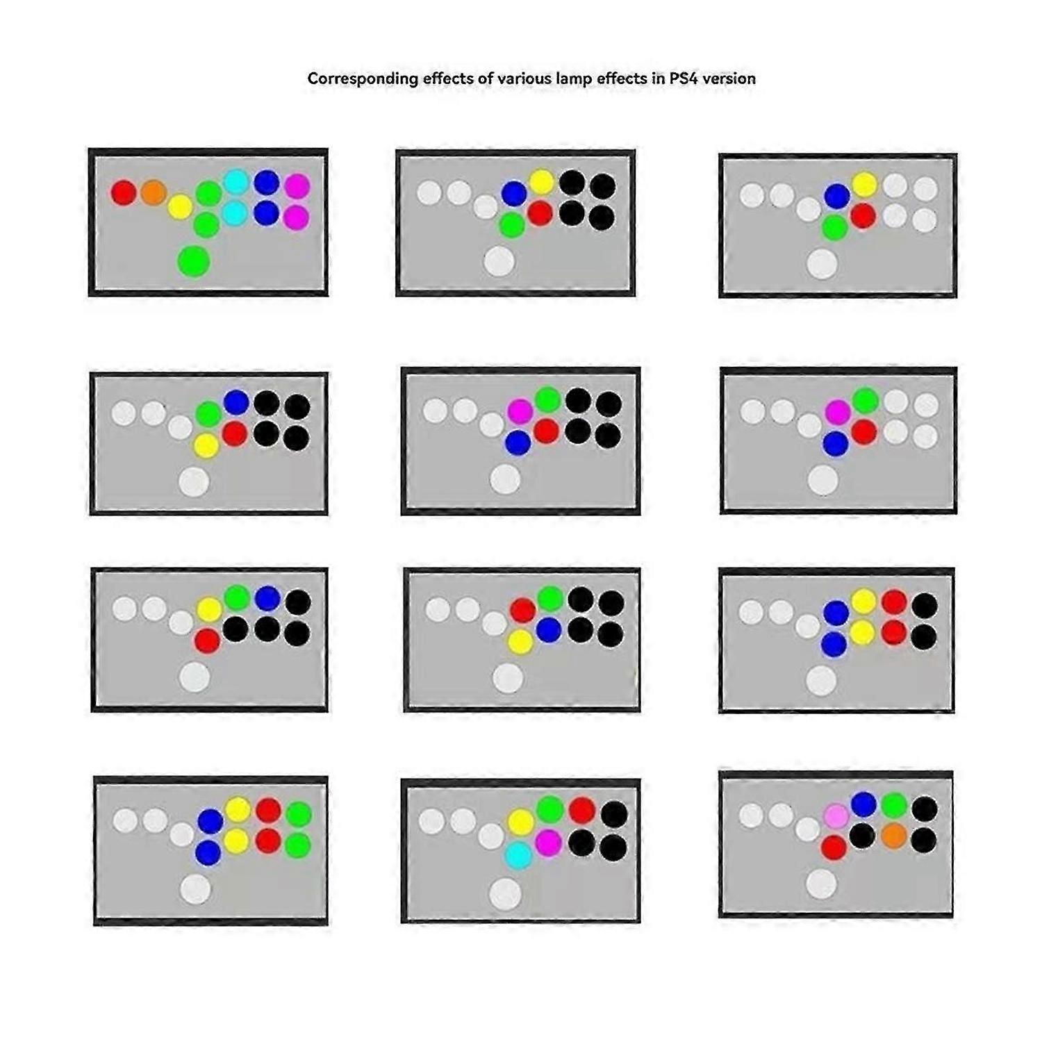 SKY2040PLUS 13-Key Arcade Game Controller Controller Rodless Game Combat Stick Mechanical Button D