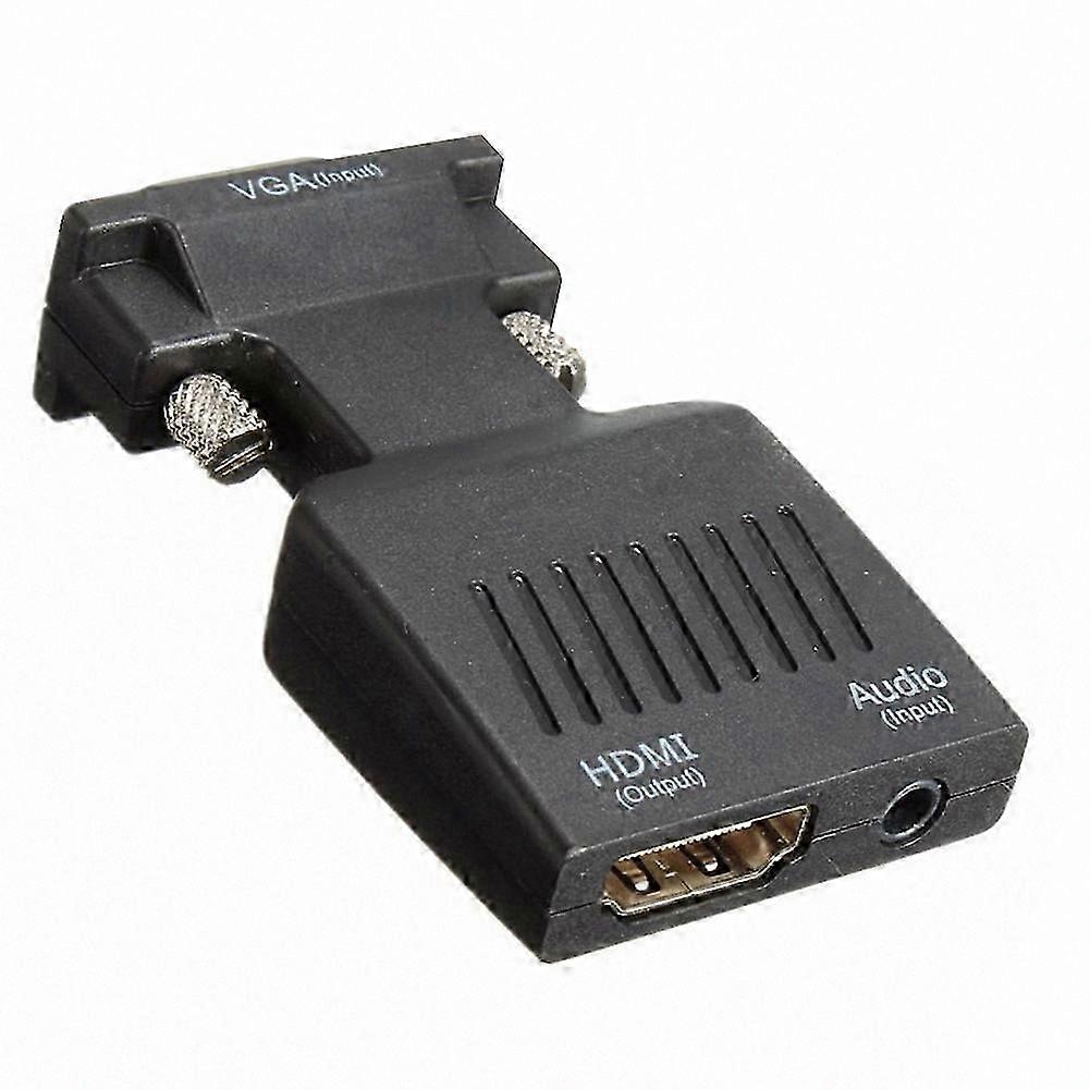 HDMI to VGA Adapter with USB Audio Support for 1080P Video Conversion