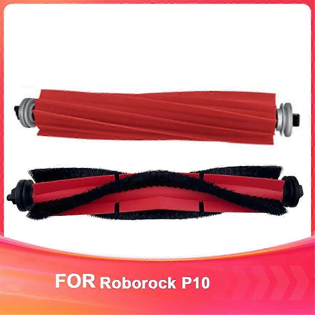 For P10 Sweeper Accessories Replacement for Rubber Brush and Main Brush