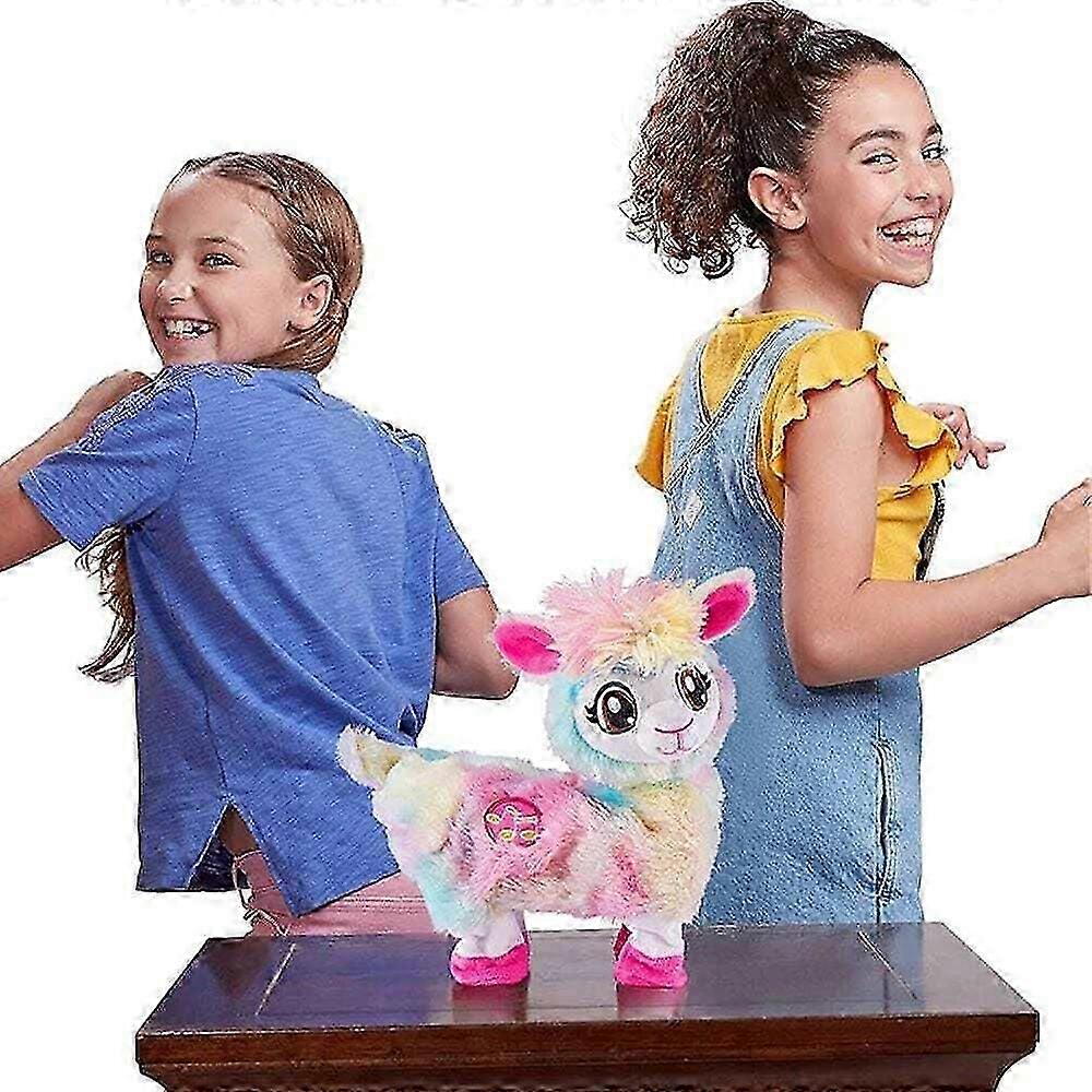 Pets Alive the Booty Shakin Llama Dancing Toy Rainbow color