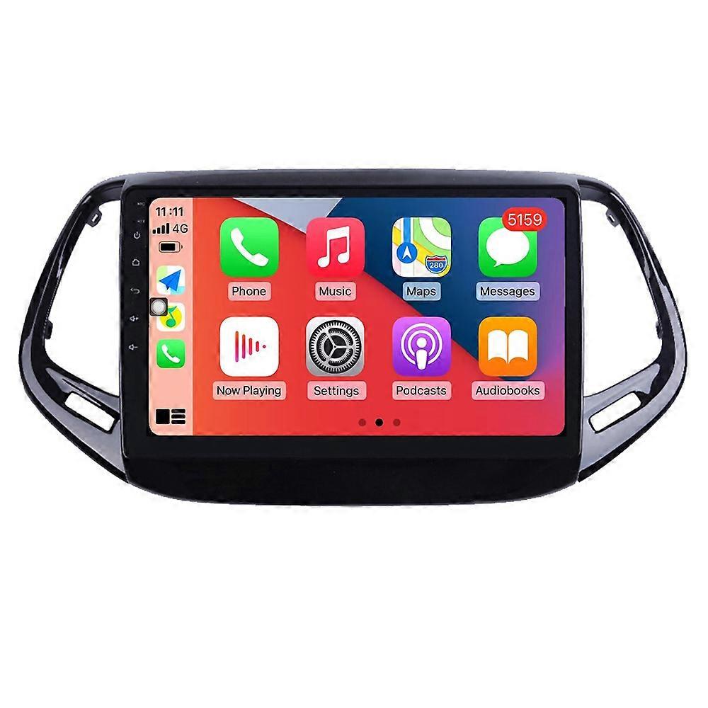 Car Multimedia Player For Jeep Compass 2 MP 2016 - 2018 CarPlay Android Auto Stereo Radio GPS Navigation Autoradio Bluetooth 2Din Video Touch