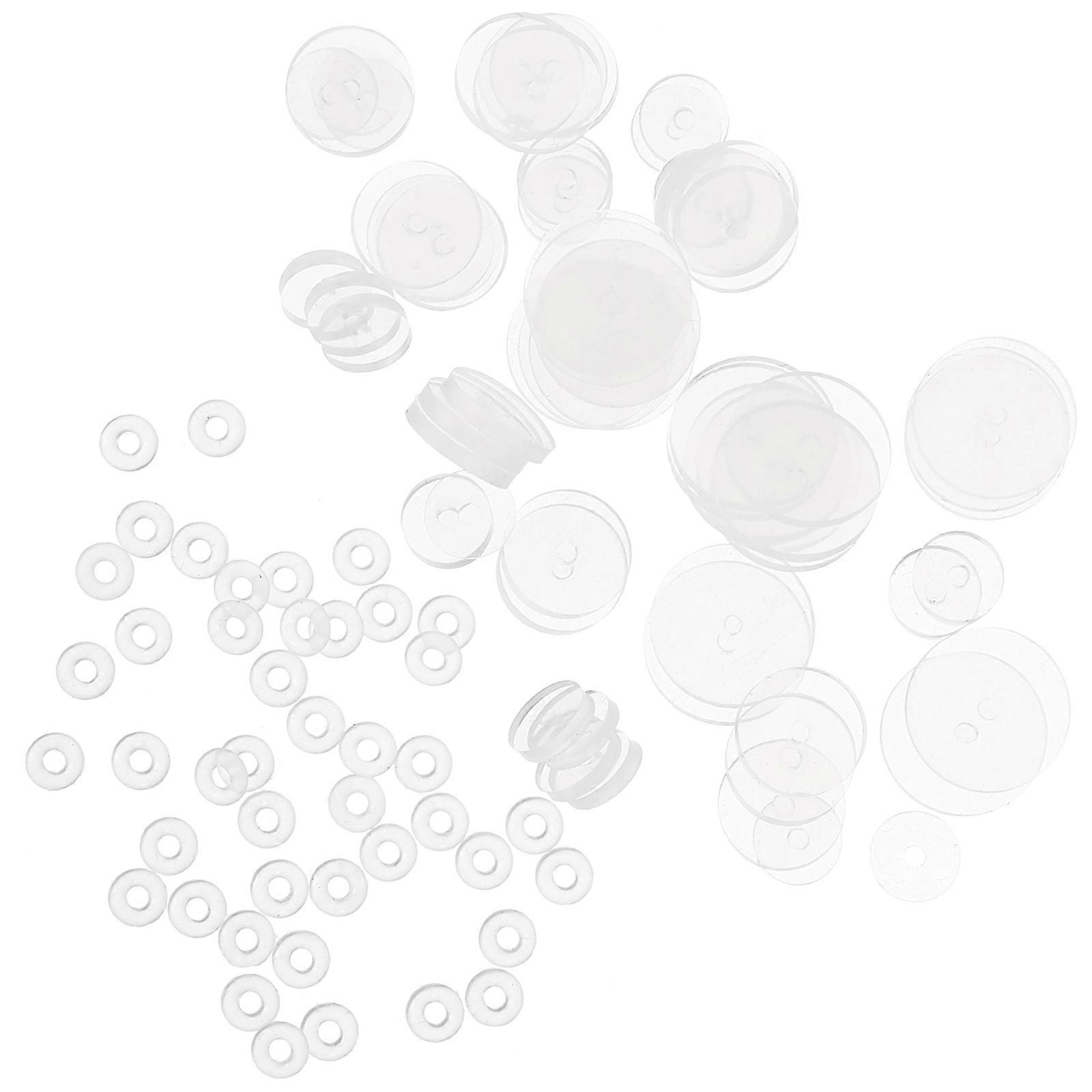 Protective Earring Discs Silicone Earring Pads for Stabilize 200Pcs