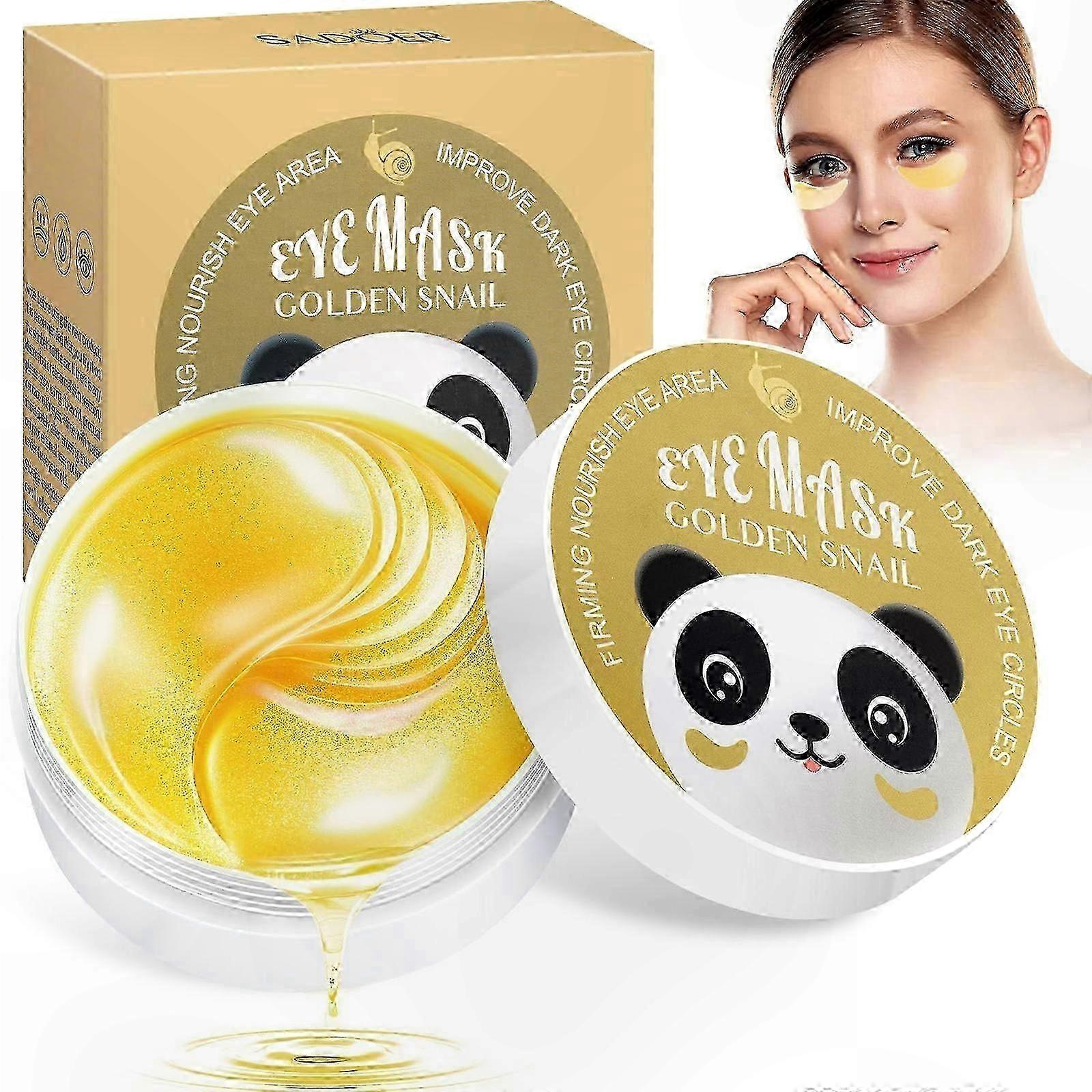 Anti-Aging Eye Pads for Dark Circles, Puffiness, and Wrinkles - 60 Count Hydrating Collagen Treatment