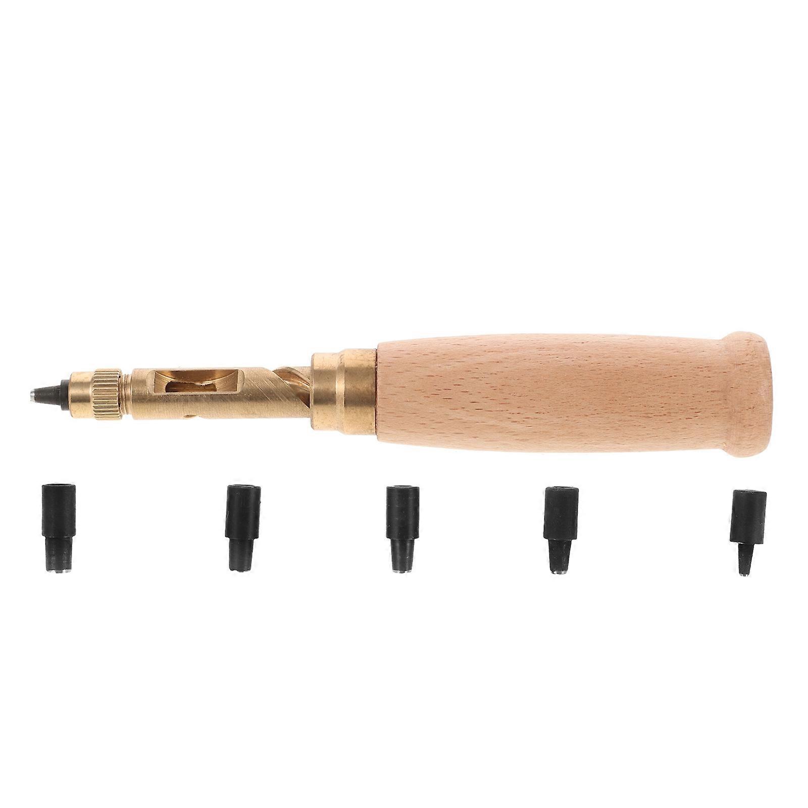 Hole Punch Set for Crafting Belt Strap 3Sets Metal and Wood Tools