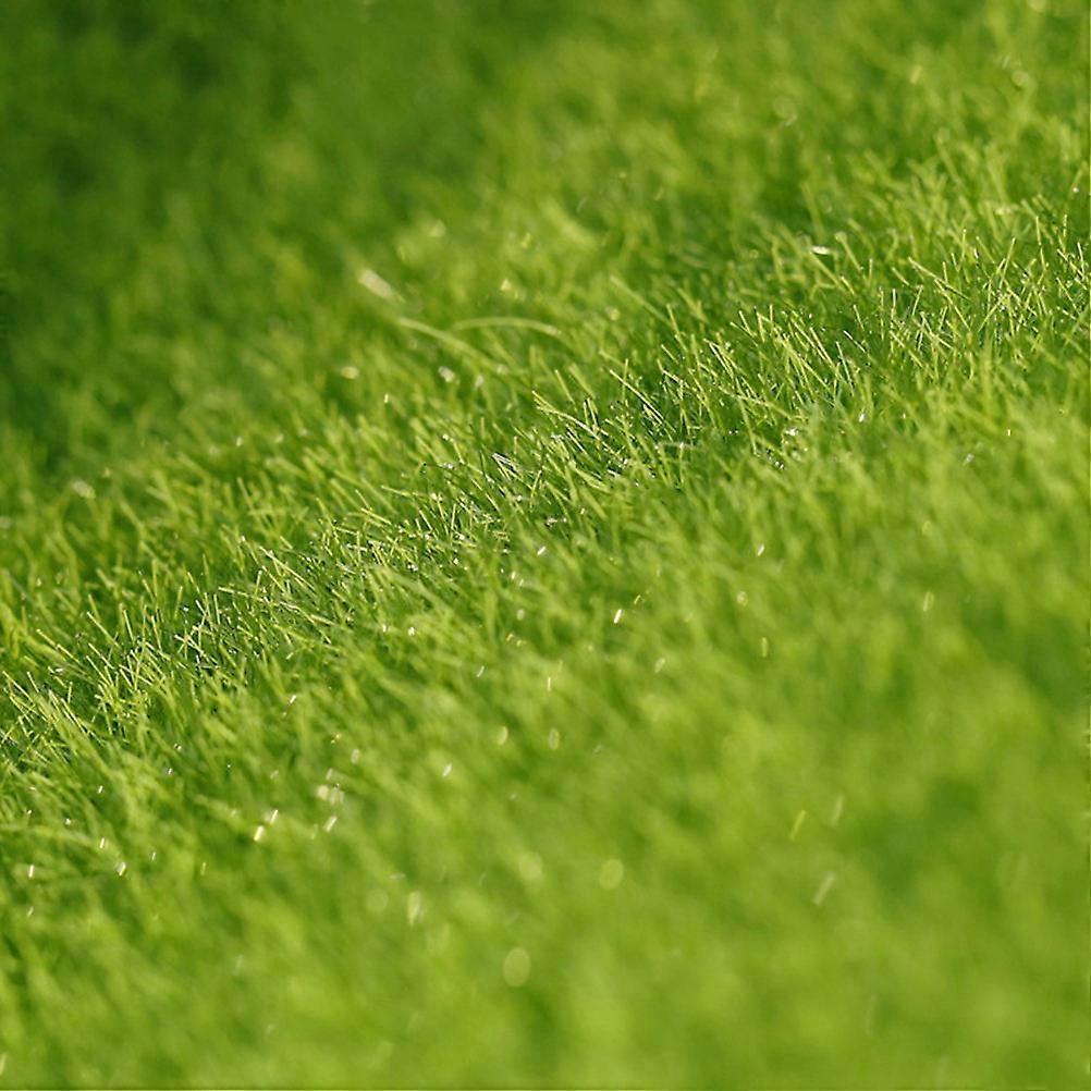 Lifelike Artificial Grass Miniature Ornament Garden Lawn Green Durable 8Set