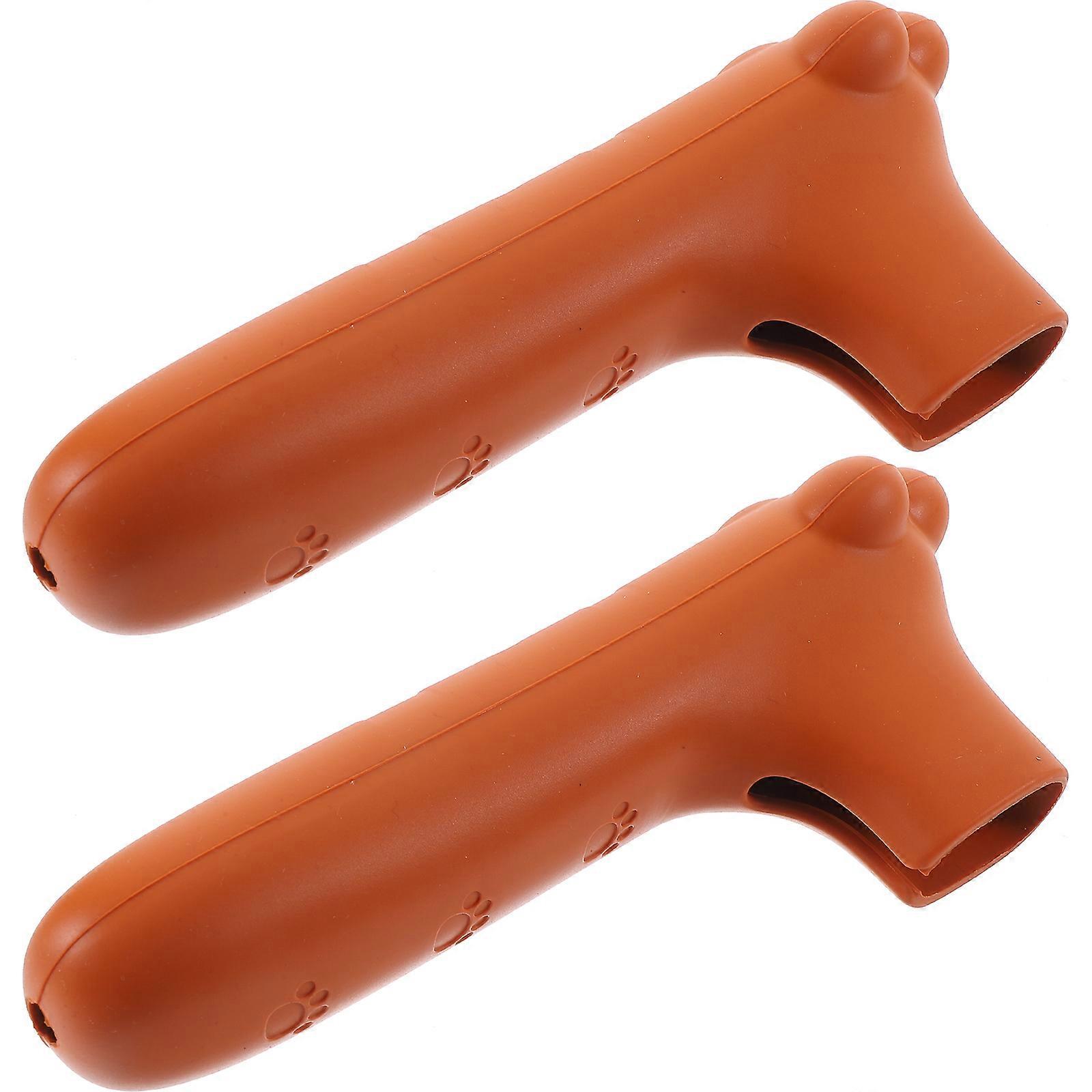 Door Handle Protective Cover Silicone Handle Protector 2Pcs Anti-Collision