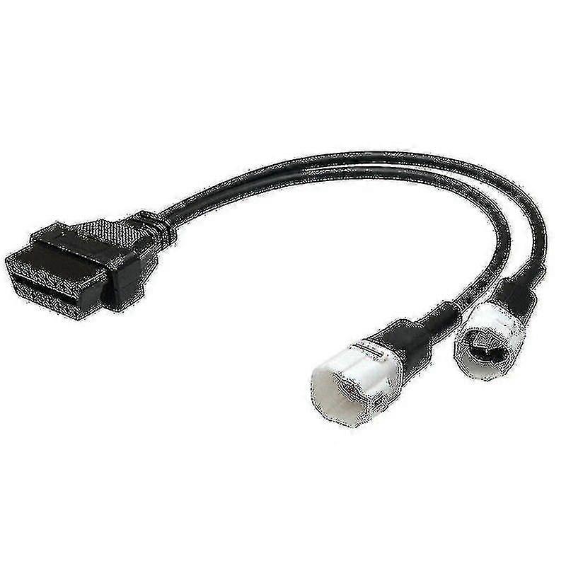 Motorcycle OBD2 Diagnostic Cable Adapter Tool for 3 & 4 Pin Fault Code Reader
