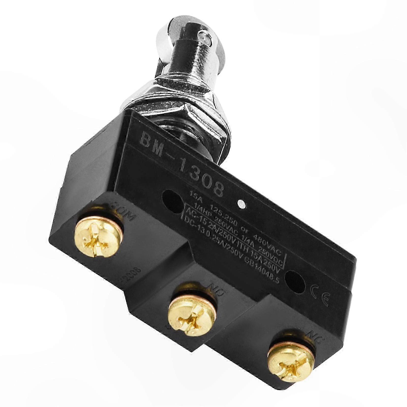 Silver Contact Momentary Limit Switch 15A Micro Switch for Machinery Control